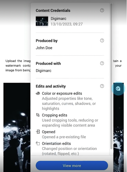 C2PA Content Credentials